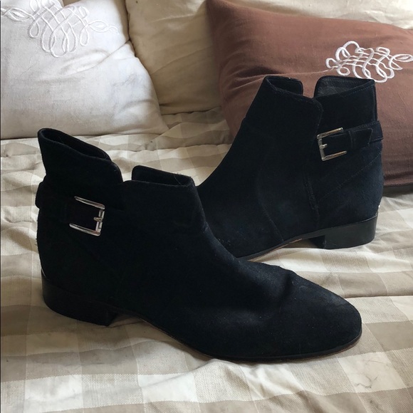 Michael Kors black suede booties (hidden wedge) - Picture 2 of 6